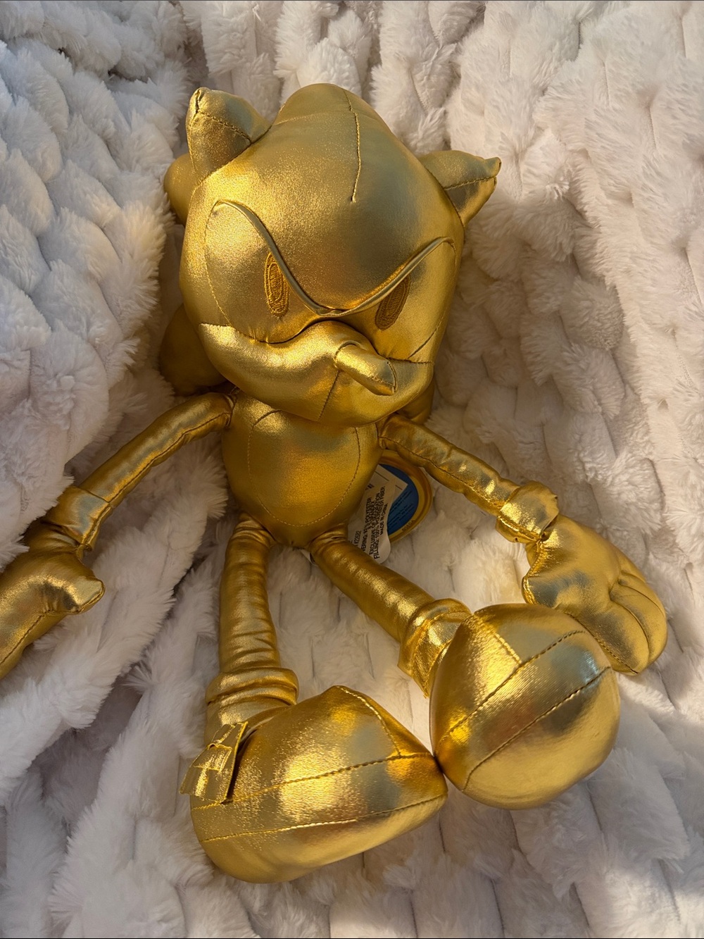 Sonic the Hedgehog Gold Plush Sonic Plush